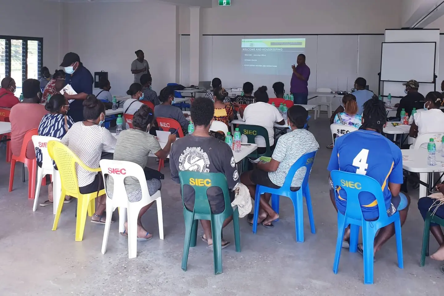 The training are for Presiding Officers, Polling Assistants, Queue Controllers and Polling agents for the 12 polling stations within the ward.