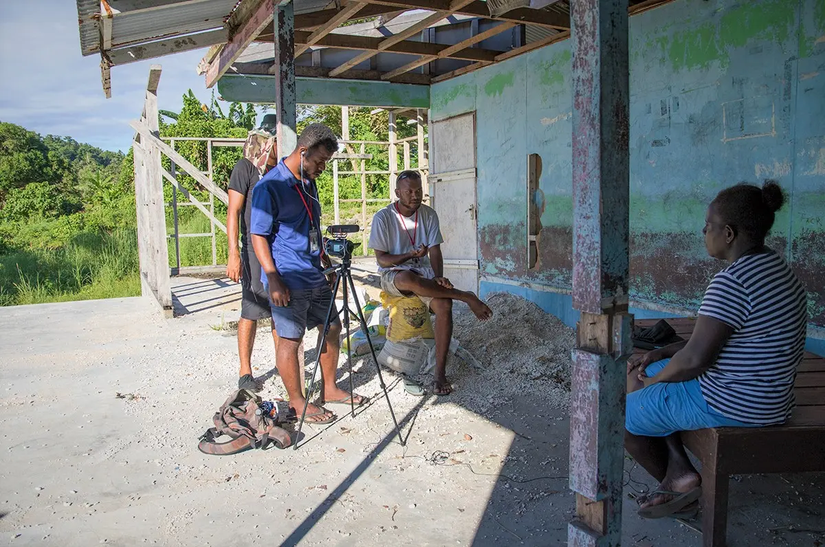 The coverage include video interviews of health workers in rural areas.