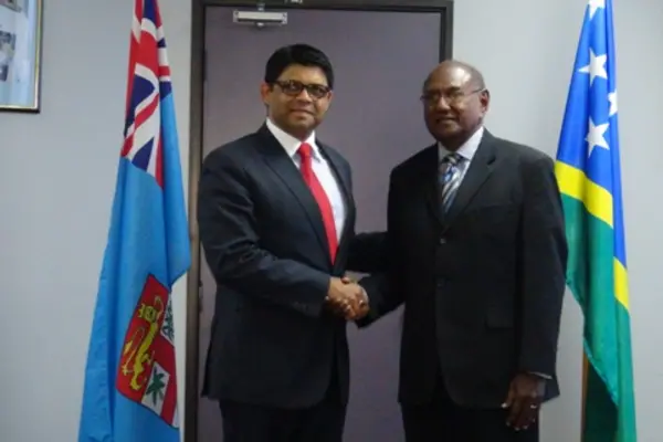 The Solomon Islands Foreign Minister, Milner Tozaka, met Fiji's Civil Aviation Minister this morning and says he is grateful that fruitful discussions have taken place.