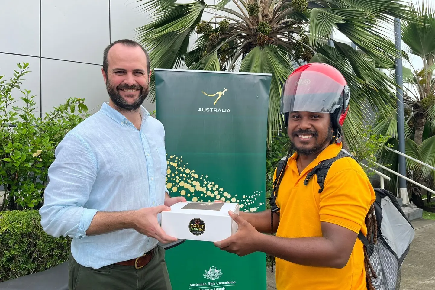 Cab’It, a youth-led transport business, has harnessed the country’s growing digital economy by taking online orders and delivering goods from suppliers to customers across Honiara.
