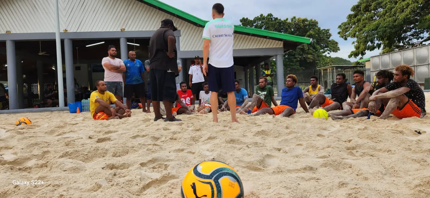 Angelo Schirinzi said he is happy to help country’s beach soccer preparations, adding that the players are very motivated, well engaged and their time together was very fantastic as they have learnt a lot.