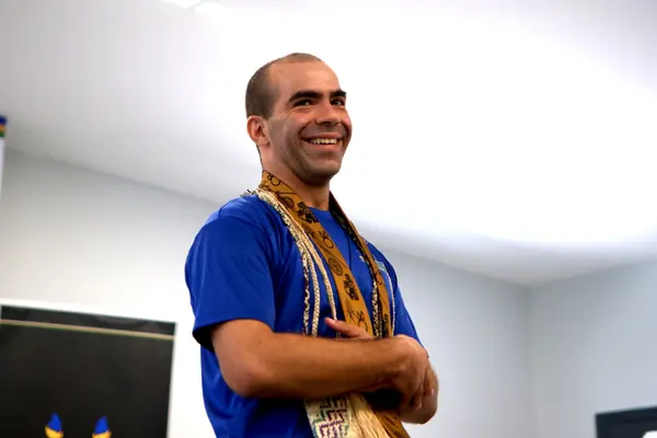 John left the country yesterday for Australia after spending almost six months with SINIS.