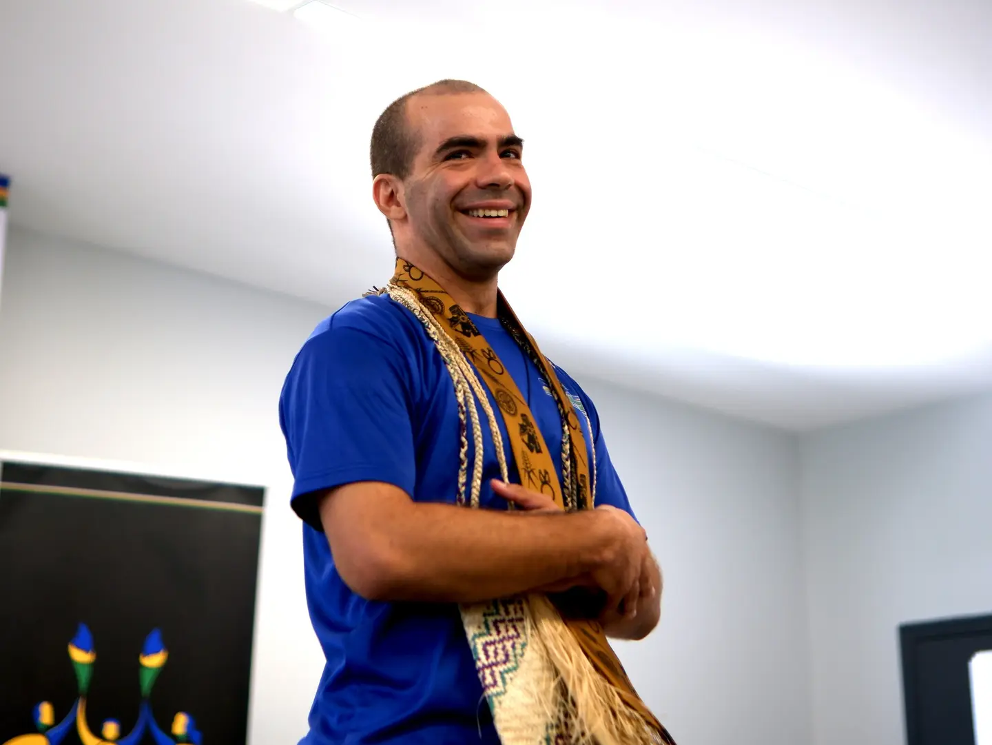 John left the country yesterday for Australia after spending almost six months with SINIS.