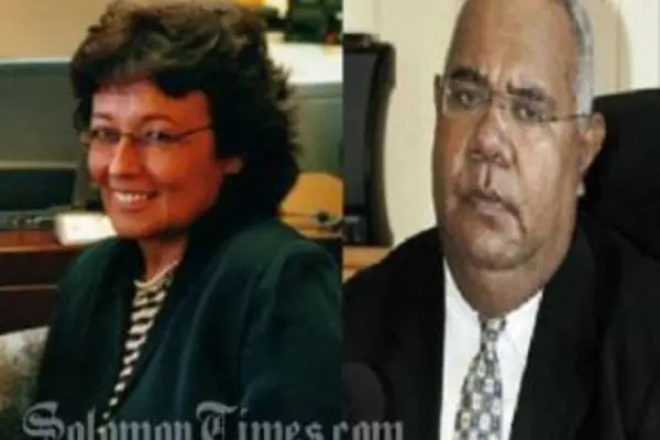 The two non-national commissioners, Ratu Joni Madraiwiwi from Fiji and Ms Sofia Macher from Peru in South America.