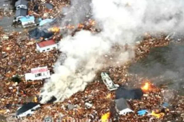 Devastating images of the earthquake and tsunami that struck Japan flashed across TV screens in Honiara.