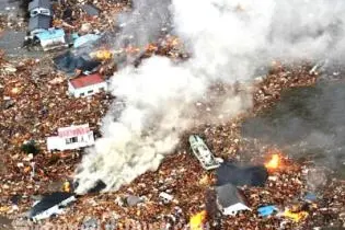 Devastating images of the earthquake and tsunami that struck Japan flashed across TV screens in Honiara.