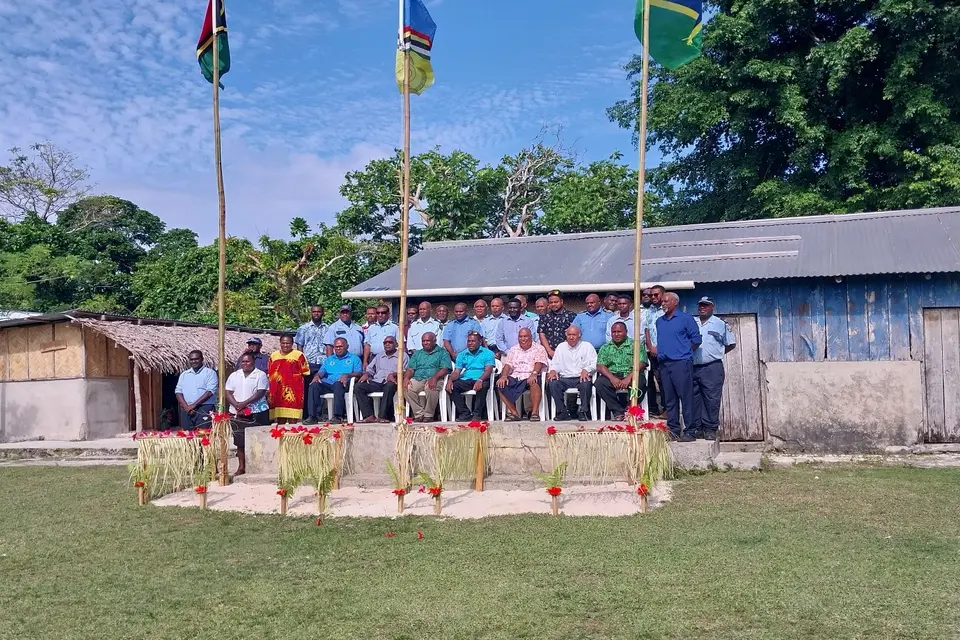 Solomon Islands and Vanuatu Delegations to the SI-Vanuatu Bilateral Senior Officials Meeting in Vanuatu.
