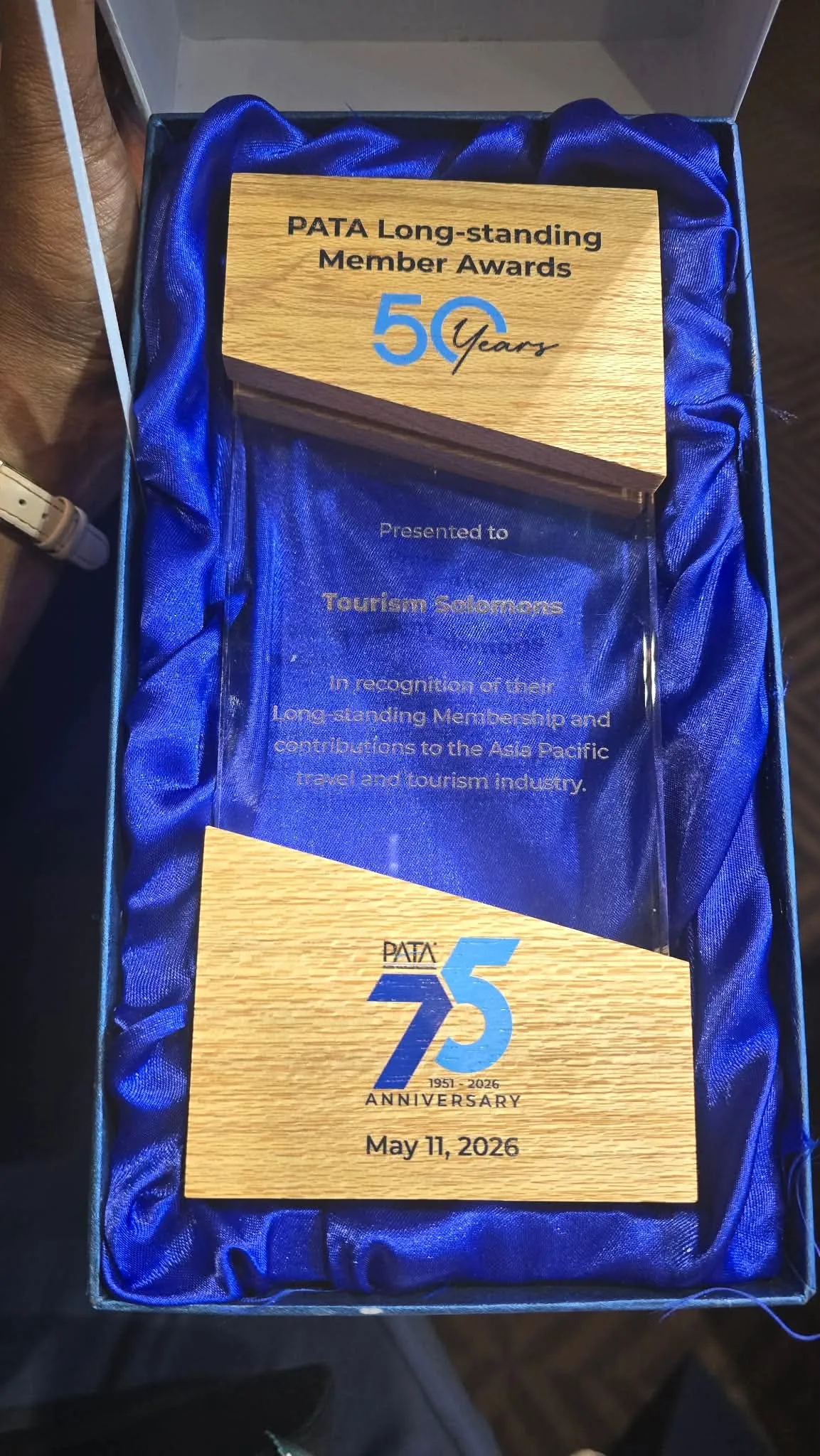 Tourism Solomons Honoured for More Than 50 Years of PATA Membership