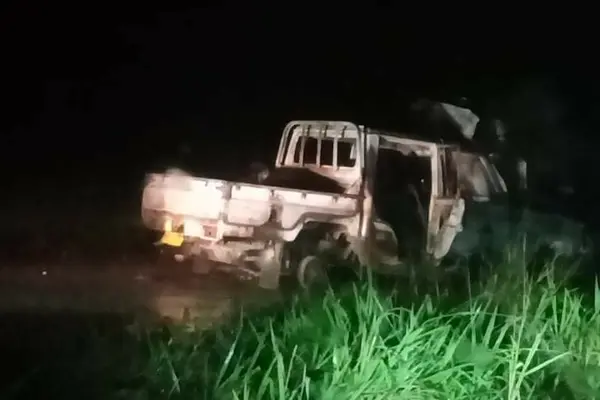 The land cruiser was chased by police vehicle for careless driving from Burns Creek area before heading up to Tenaru bridge. 