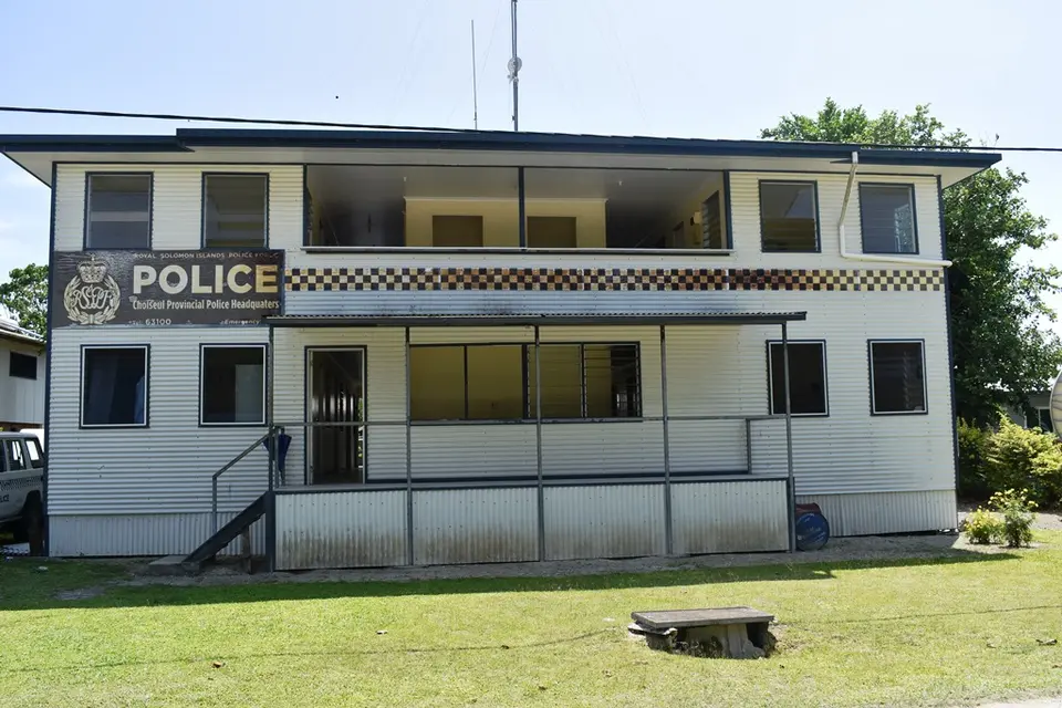Taro police station in Choiseul province.