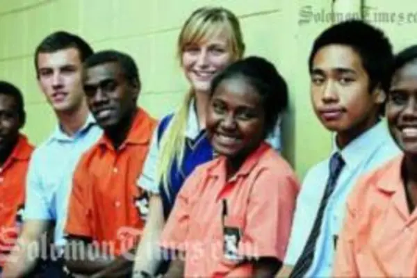The four students of St. Josephs Tenaru in Lismore.
