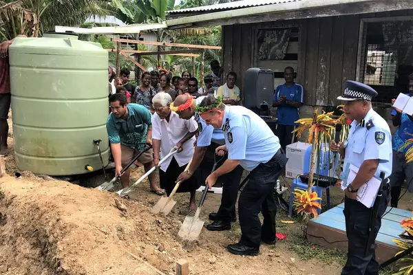 “The people of Wagina in Choiseul Province have been longing to see the ground-breaking for the Wagina Police Station as it is the first of its kind in their community,” Police Commissioner Mangau says.