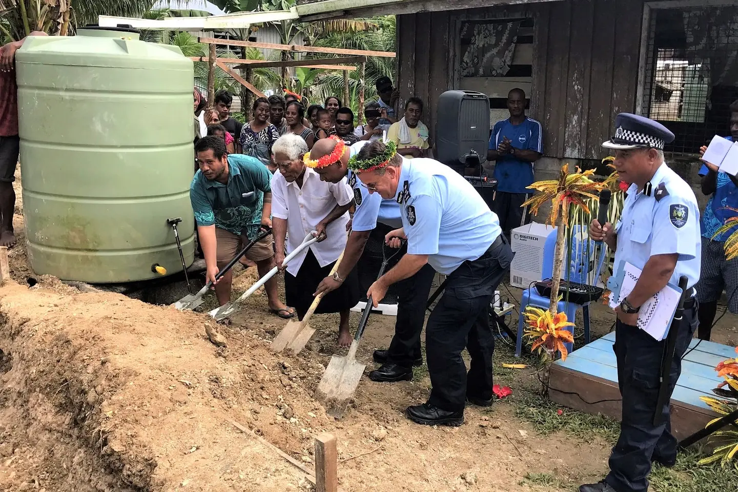 “The people of Wagina in Choiseul Province have been longing to see the ground-breaking for the Wagina Police Station as it is the first of its kind in their community,” Police Commissioner Mangau says.