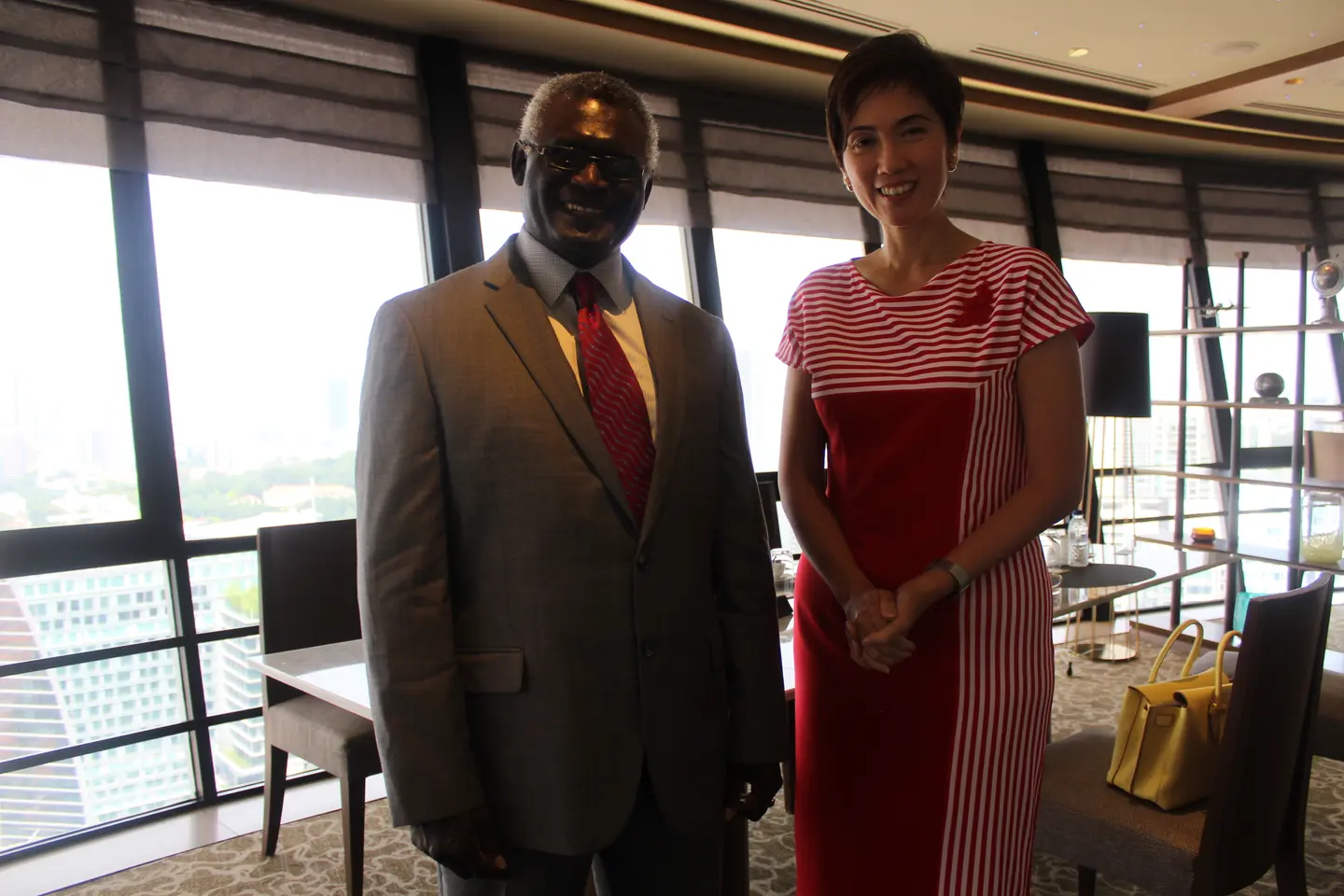 Prime Minister Sogavare and Singapore’s Senior Minister of State, Hon Josephine Teo.