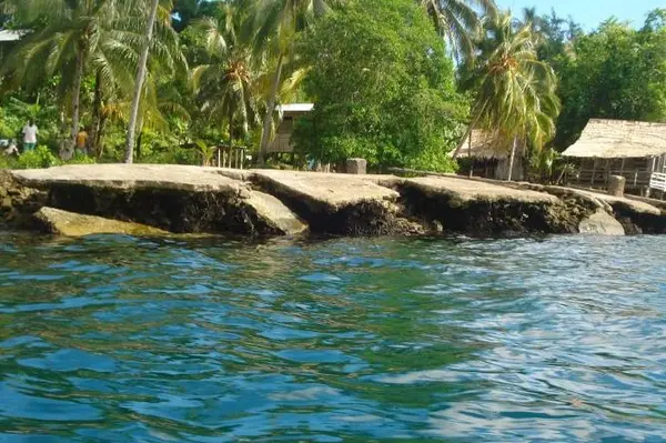 The Ngasini wharf in Marovo, Western Province before receiving a facelift, to start this week.