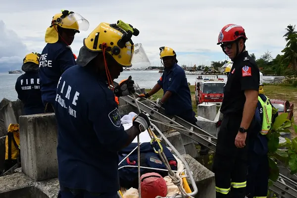 The training provided to RSIPF firefighters would help the RSIPF’s Fire and Rescue Service to become the lead agency for future disaster response.