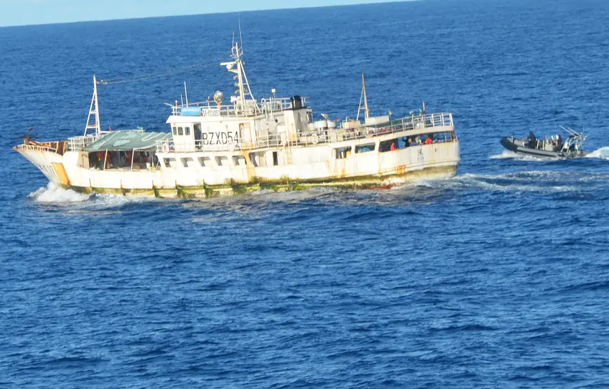 LT CDR Kaio said that "Through patrolling these waters, we are helping to deter IUU fishing; this protects the livelihoods of Pacific Island communities and promotes sustainable fishing in the Pacific".