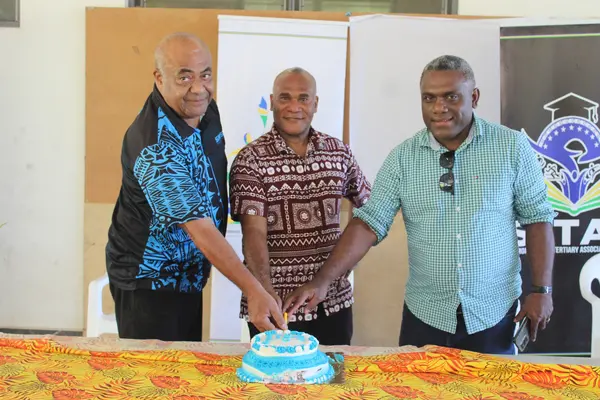 The launch of the ‘SINU Campus Life and Welfare Activities for 2025’ was attended by National Hosting Authority (NHA) Executive Director Christian Nieng, SINIS Sport Education Manager Atueta Balekana, as well as SINU students, staff members, and SINIS representatives.