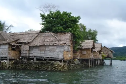 The melting of glaciers and ice sheets also contributes to sea-level rise, which is already causing problems for such artificial islands.