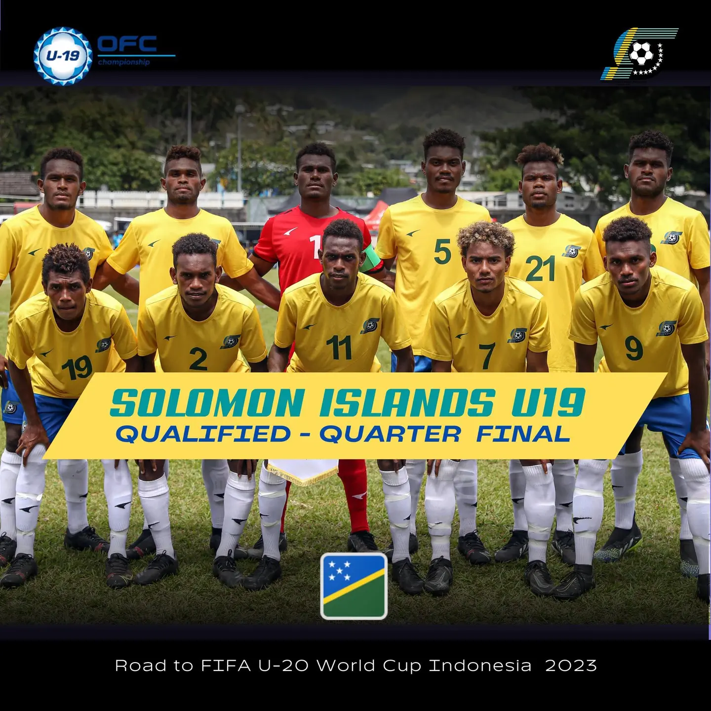 The OFC U-19 Championship will decide the under-19 champions of Oceania and also decides who will represent Oceania Football Confederation (OFC) at the biennial FIFA U-20 World Cup.