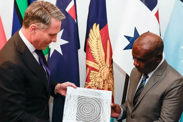 Solomon Islands Prime Minister, the Honourable Jeremiah Manele MP met Australia’s Deputy Prime Minister and Minister for Defence, the Honourable Richard Marles MP in Canberra, Australia.