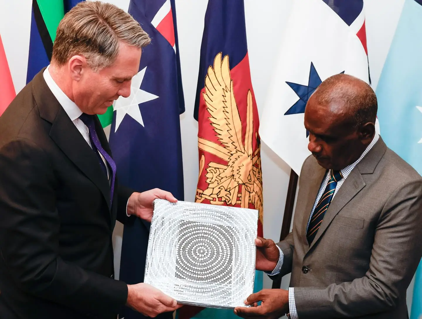 Solomon Islands Prime Minister, the Honourable Jeremiah Manele MP met Australia’s Deputy Prime Minister and Minister for Defence, the Honourable Richard Marles MP in Canberra, Australia.