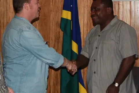 Prime Minister Lilo acknowledged Mr Campbell for his international contribution towards promoting the virtues of unity, love and peace through his music career over the years.
