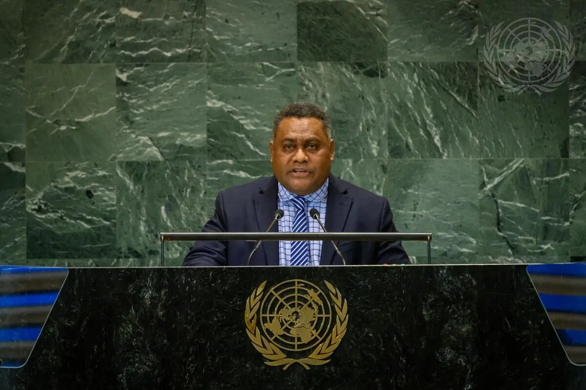 Hon. Ramofafia emphasized the critical role of partnerships in advancing the country's development goals, calling for enhanced financial flows and debt forgiveness, particularly for Small Island Developing States (SIDs) and Least Developed Countries (LDCs).