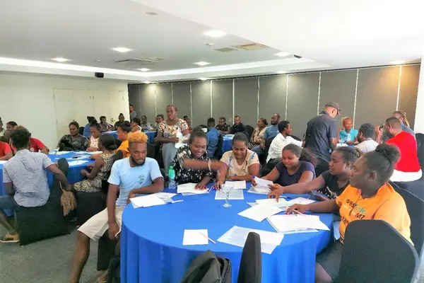 Dr Gregory Jilini informed the volunteers that their work is critical in ensuring continuous effectiveness of delivery of services and work towards ongoing efforts of health with COVID-19 operations including roll out of COVID-19 vaccines, especially at the Central Field Hospital.