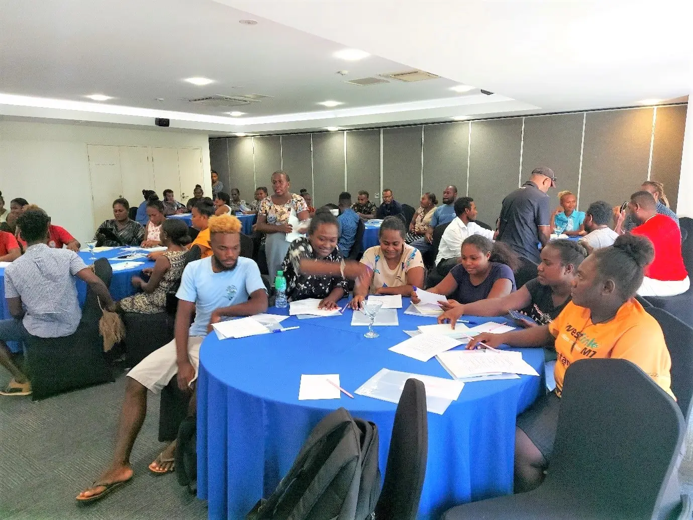 Dr Gregory Jilini informed the volunteers that their work is critical in ensuring continuous effectiveness of delivery of services and work towards ongoing efforts of health with COVID-19 operations including roll out of COVID-19 vaccines, especially at the Central Field Hospital.