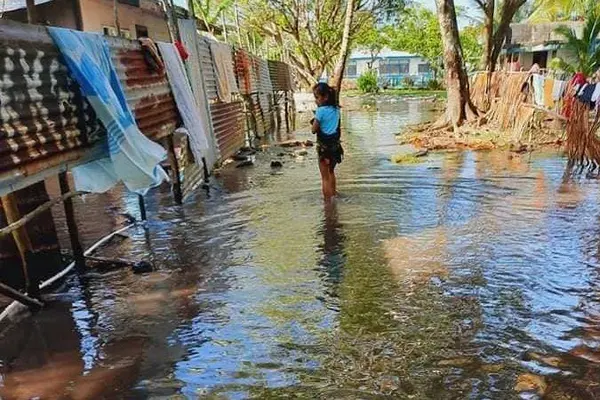 In a terrifying glimpse of things to come, this current La Nina is raising sea levels by 15-20 centimetres in some western Pacific regions – the same sea level rise projected to occur globally by 2050, regardless of how much we cut global emissions between now and then.