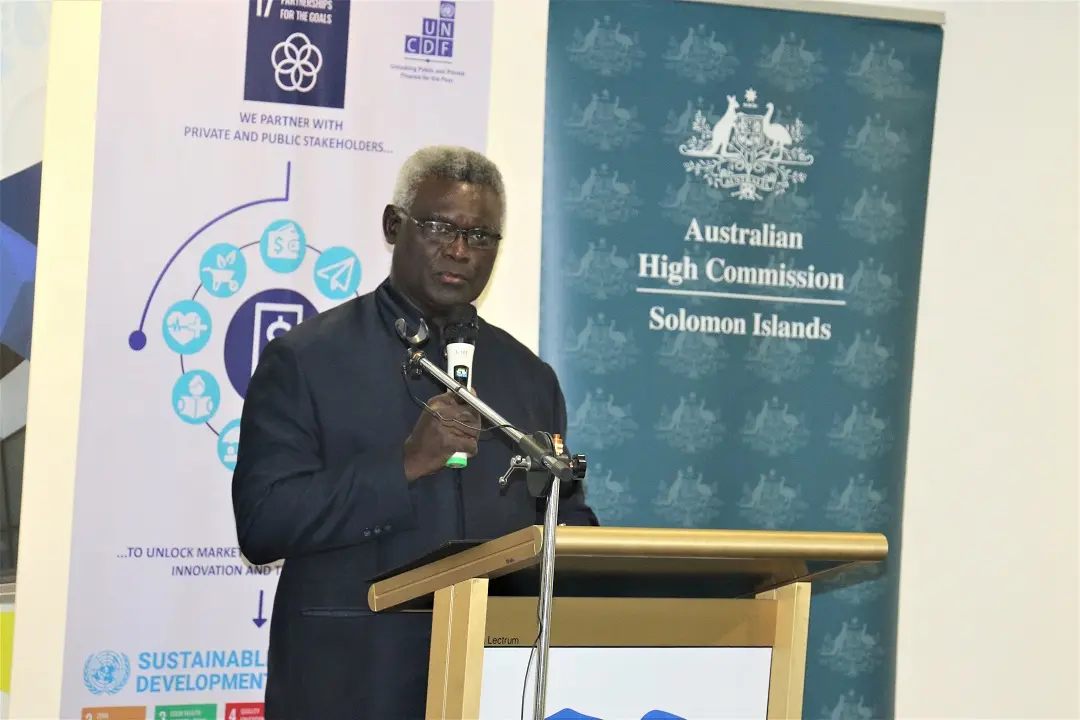 Prime Minister Sogavare during the launching says the Govt has made significant reforms to construct an inclusive economy for all.