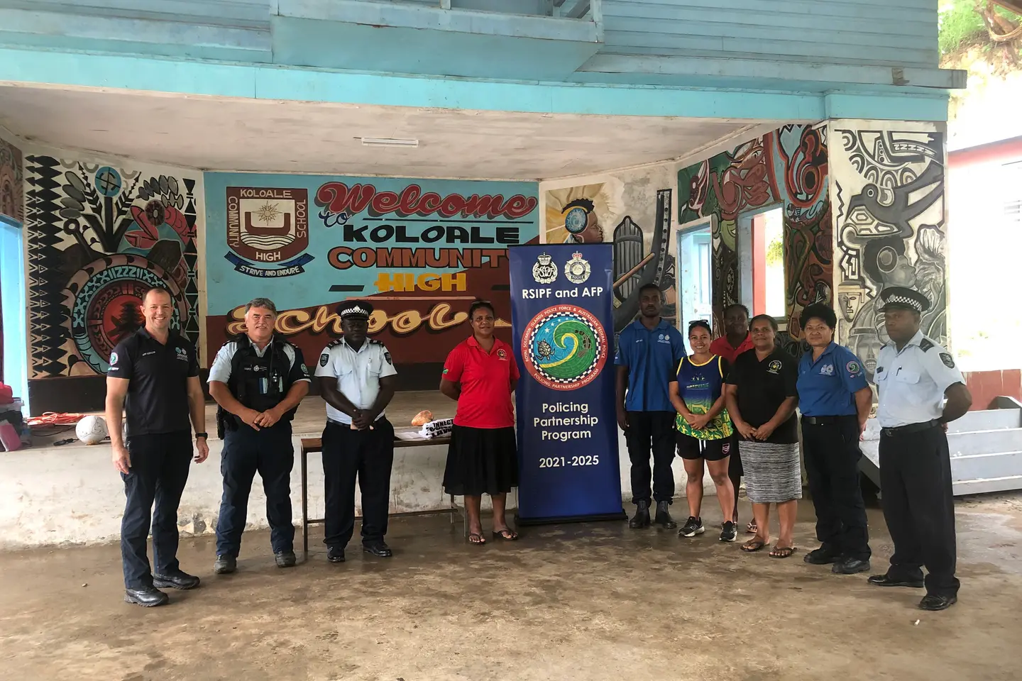 RAPPP members were joined by RSIPF and SIAF officers, staff from the Honiara City Council (HCC)’s Health Division and Ministry of Health and Medical Services (MHMS) and an athlete from Solomon Island National Institute of Sport (SINIS).