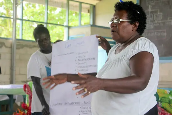 One of the participants at the recent workshop organized by the Western Province Council of Women.