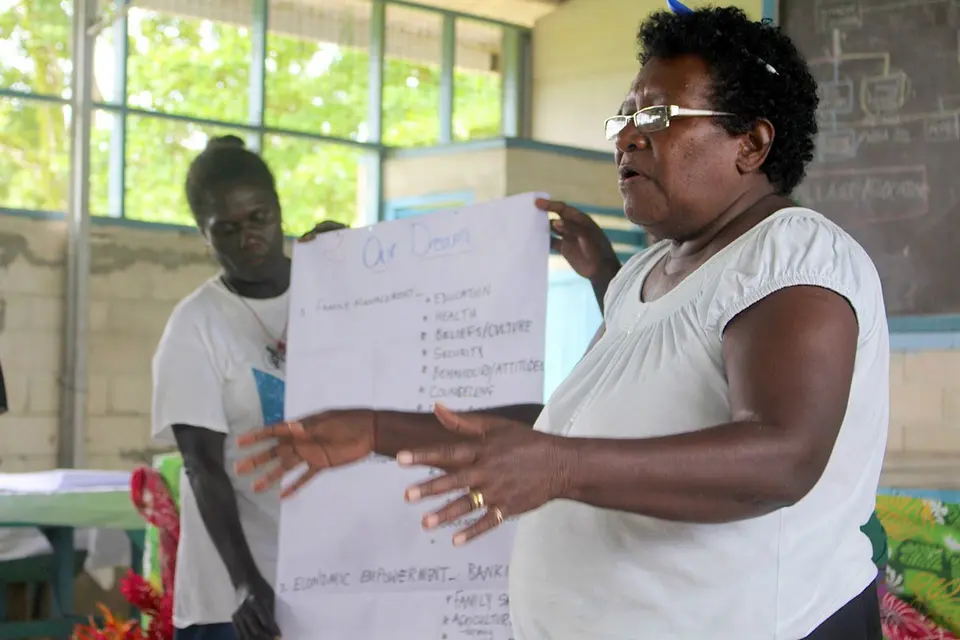 One of the participants at the recent workshop organized by the Western Province Council of Women.