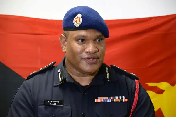 Papua New Guinea Police Commissioner Mr. David Manning.