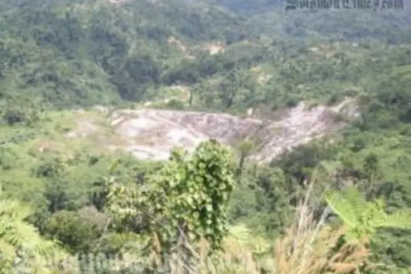 Gold extraction area within Gold Ridge, soon to be one of the biggest projects.