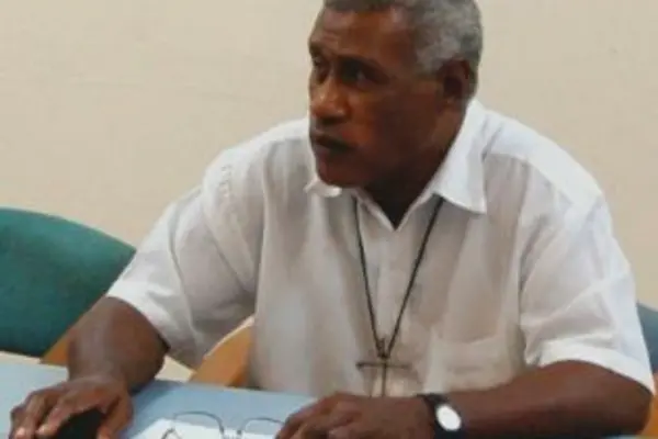 Father Sam Ata, chairman of the Solomon Islands Truth and Reconciliation Commission.
