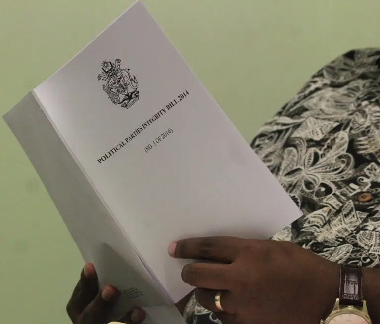 The Bill was approved by Cabinet more than three weeks ago and was submitted to the Clerk to Parliament shortly after its approval.