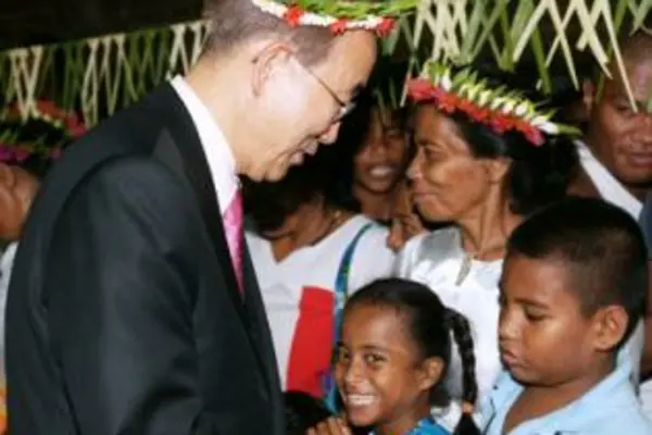 "I will bring your concerns back to the world, to the United Nations General Assembly and to the climate change negotiations in Durban later this year."