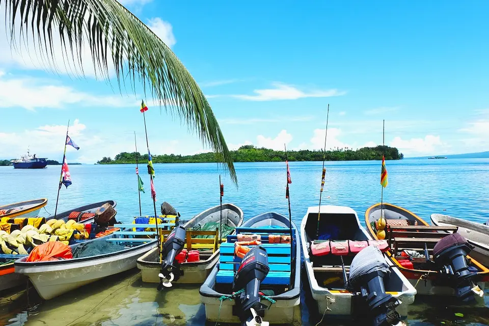 Gizo, the picturesque capital of the Western Province.