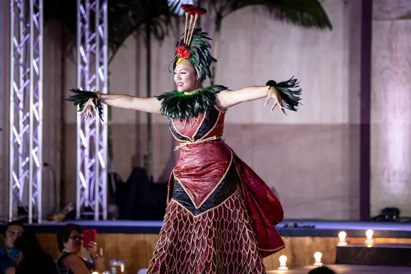 Miss Samoa's costume in the recent Miss Pacific Island contest that sparked social media debate.