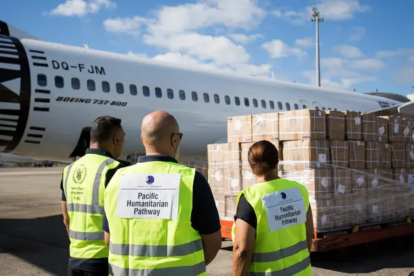 “The humanitarian air service flights are a welcome demonstration that the Pacific Humanitarian Pathway on COVID-19 is doing what leaders intended - protecting citizens and supporting health systems,” said Dame Meg Taylor, Pacific Islands Forum Secretary General.