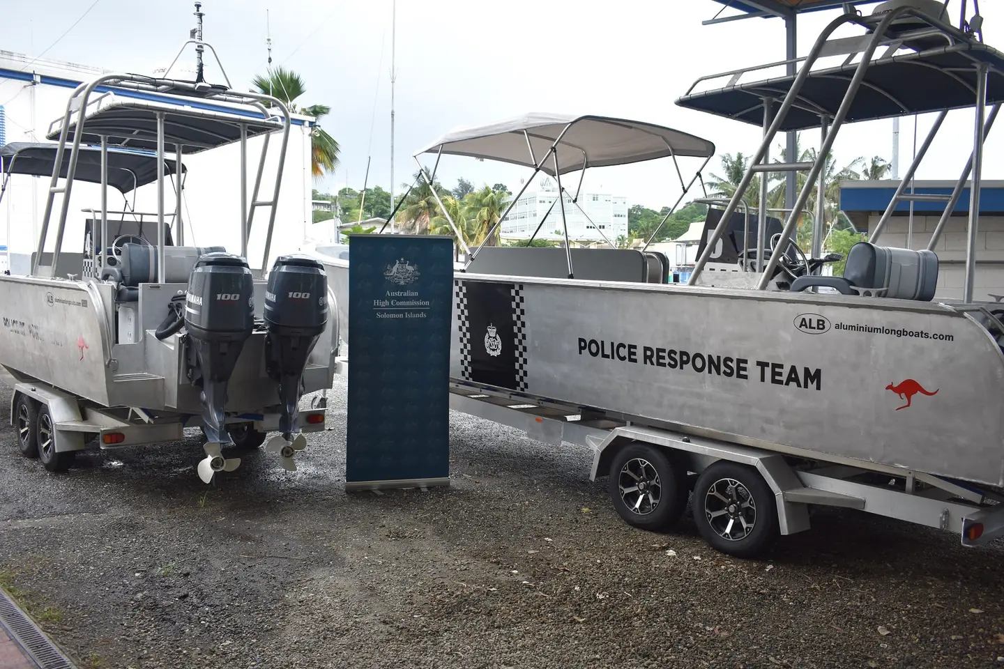 Dr Strahan said the two new boats had been delivered in addition to two aluminum fast boats gifted to the RSIPF in 2020, which boosted operations at the western border, including in relation to COVID-19 preparedness.