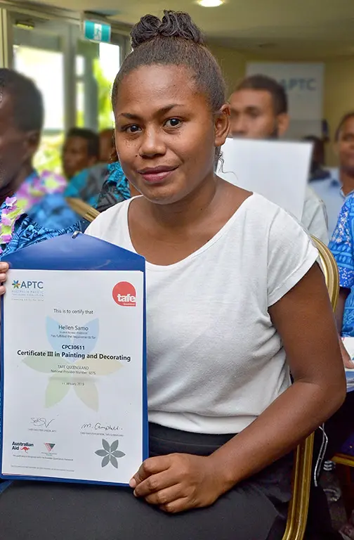 For now, Hellen’s biggest priority is to gain more skills and knowledge to develop herself and her community.