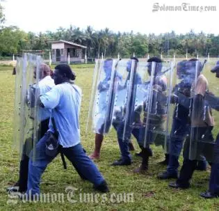 Police officers stationed at Auki have already commenced crowd and traffic control exercises this week.