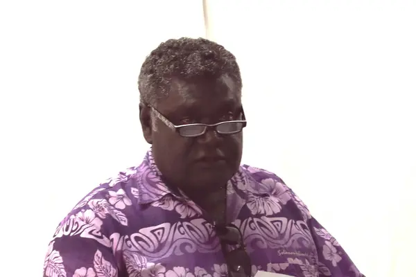 The Premier of Western Province Hon. David Gina.