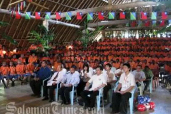 Distinguished guests and students at the launch.