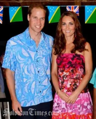 "The reason the Duchess wore the dress was because she believed it to be from the Solomon Islands Government and thought it would be an appropriate gesture."