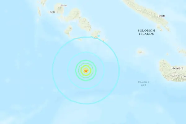 5.7 Magnitude Quake Recorded Near Kavachi